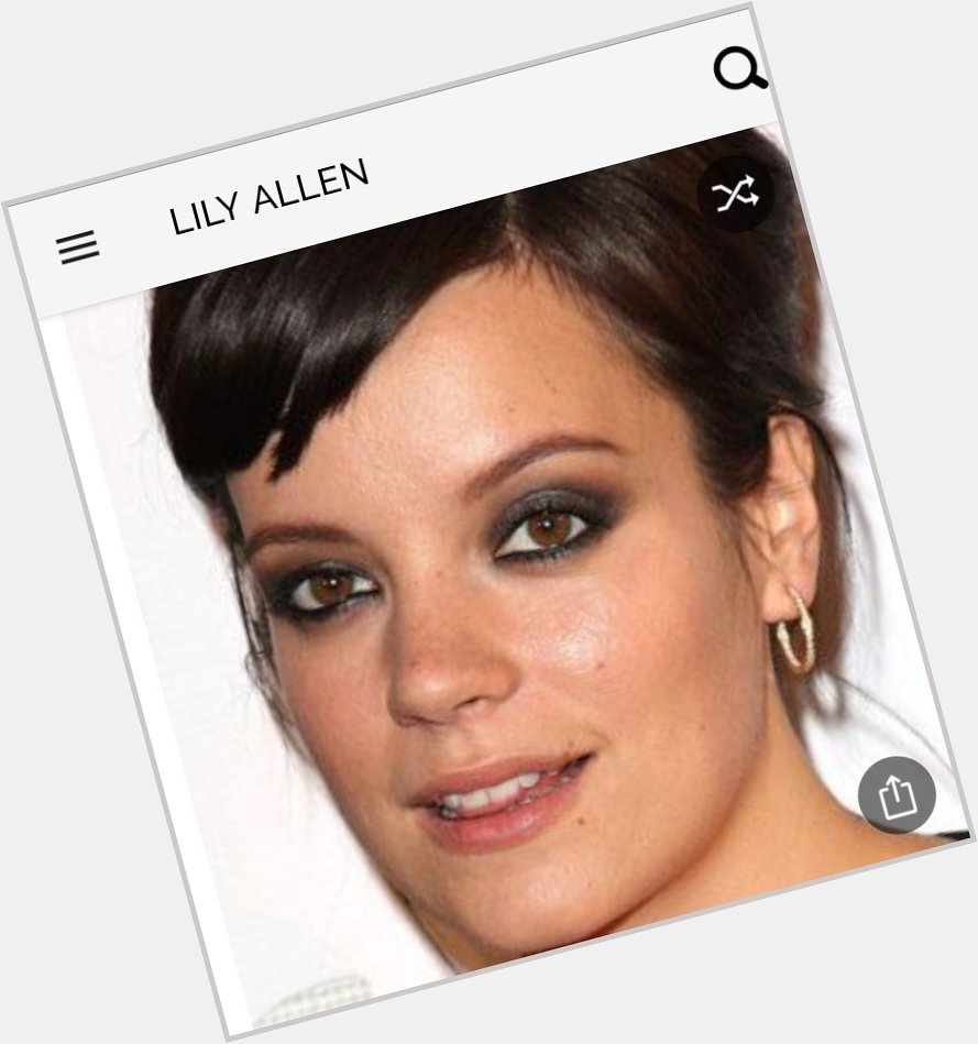 Happy birthday to this great singer. Happy birthday to Lily Allen 