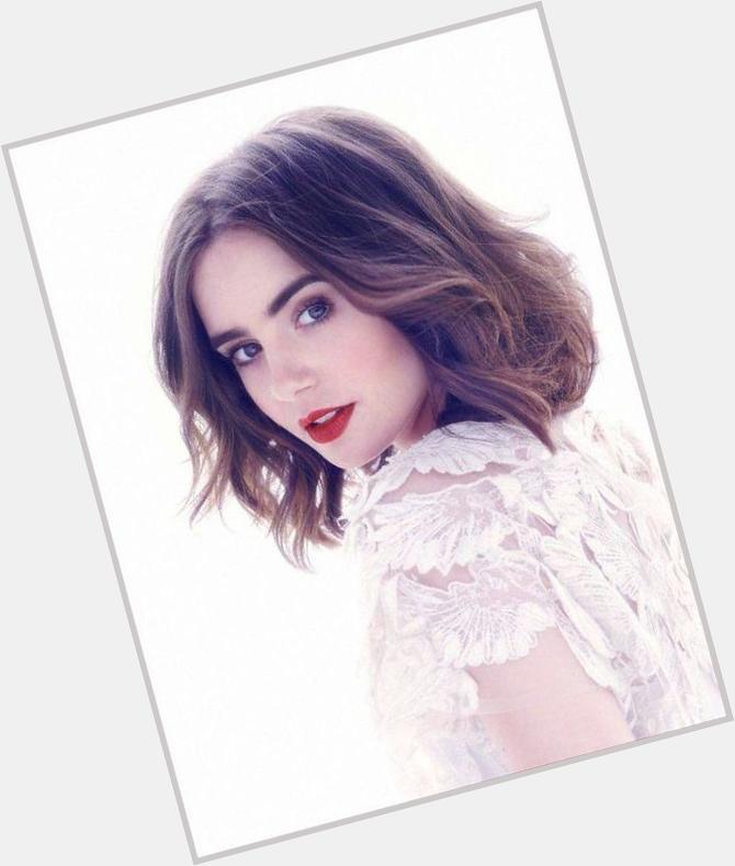 \" happy birthday to one of my beautiful idols, thank you for all your amazing characters lily collins. 