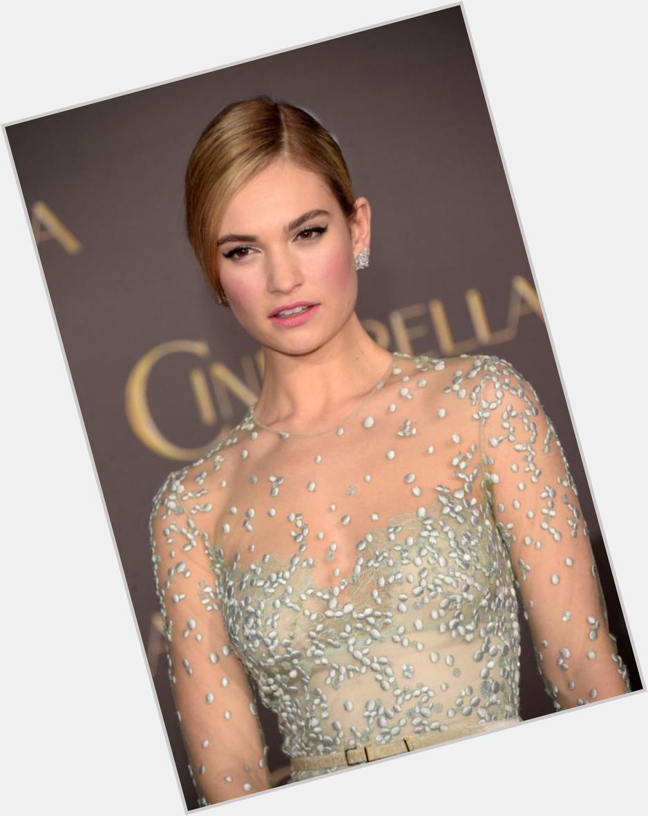 Happy birthday to the beautiful lily james, thanks for playing such an incredible cinderella  