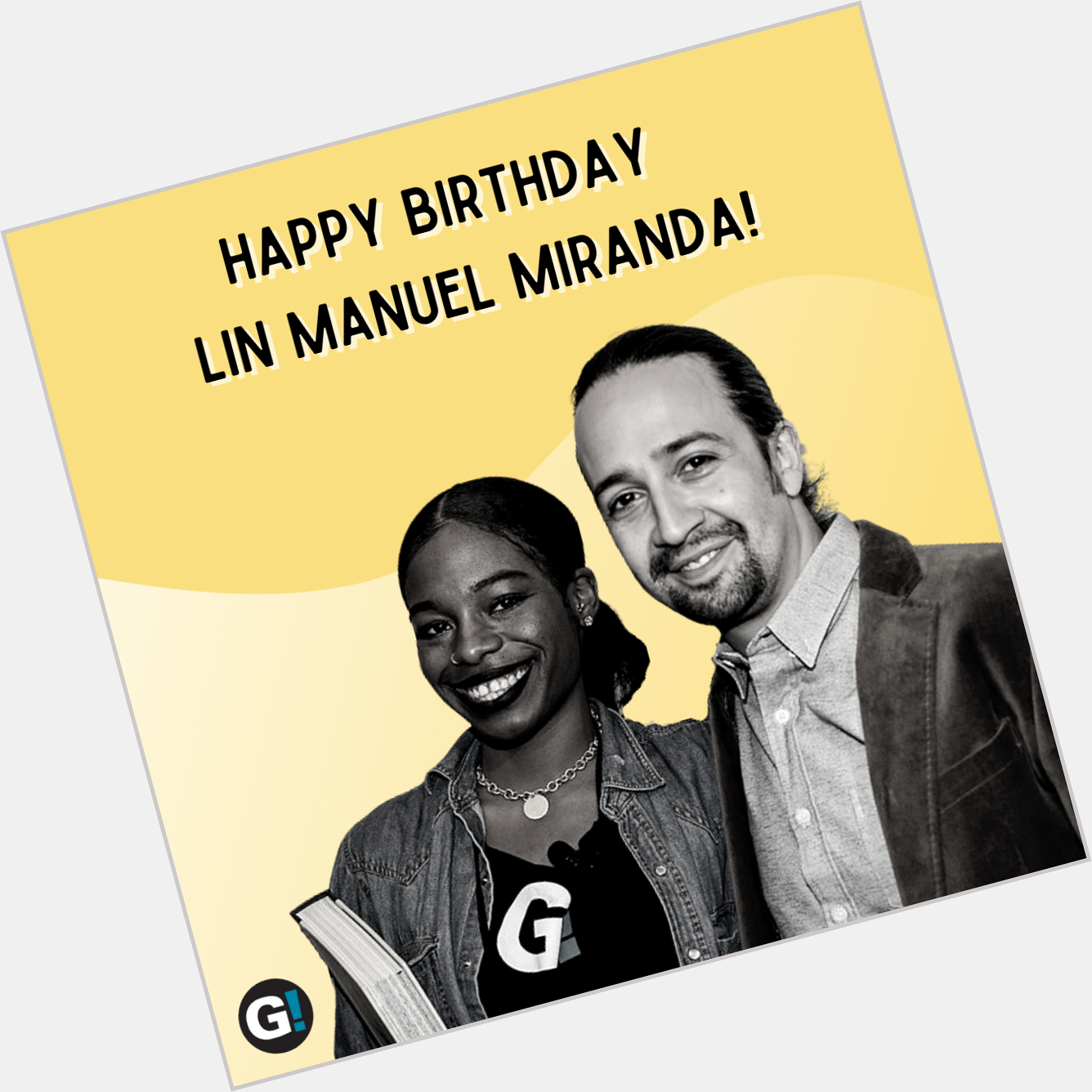 Happy Birthday to Lin Manuel Miranda! We are honored to have him as a GBH Fairy Godfather 