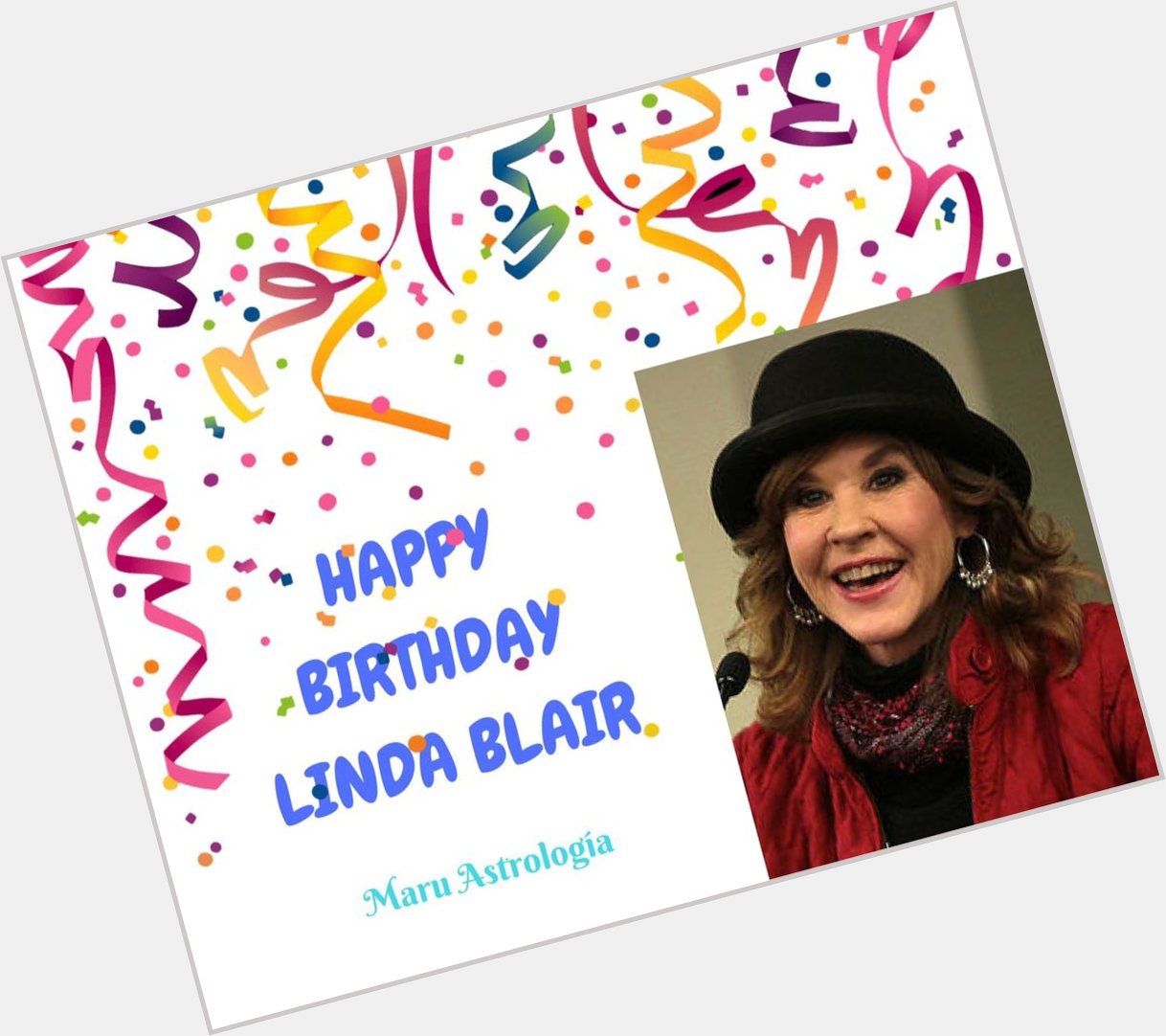 HAPPY BIRTHDAY LINDA BLAIR!!!!   