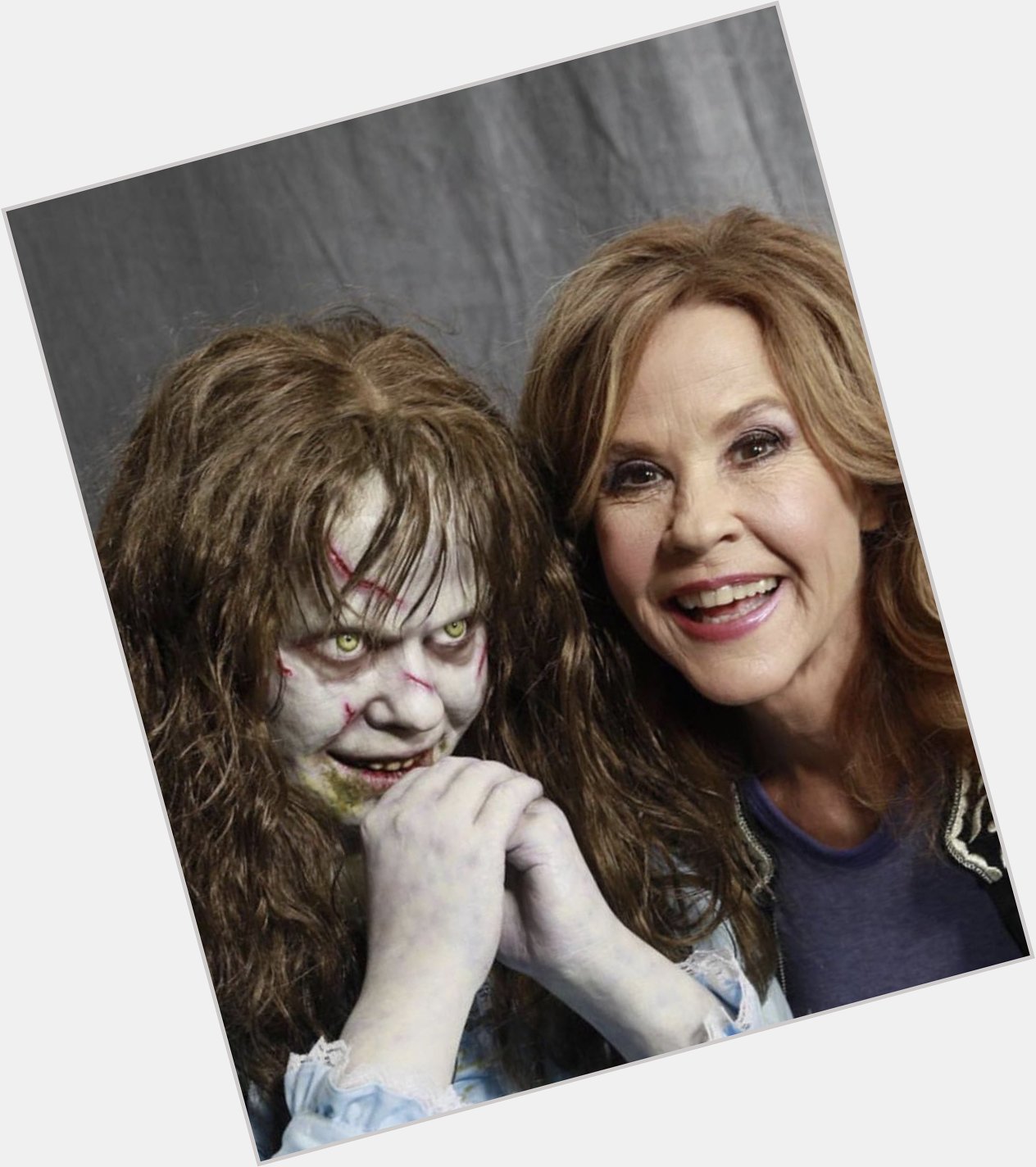 Happy birthday to one of my favorite and one of the reasons I m a little fucked up, Linda Blair 