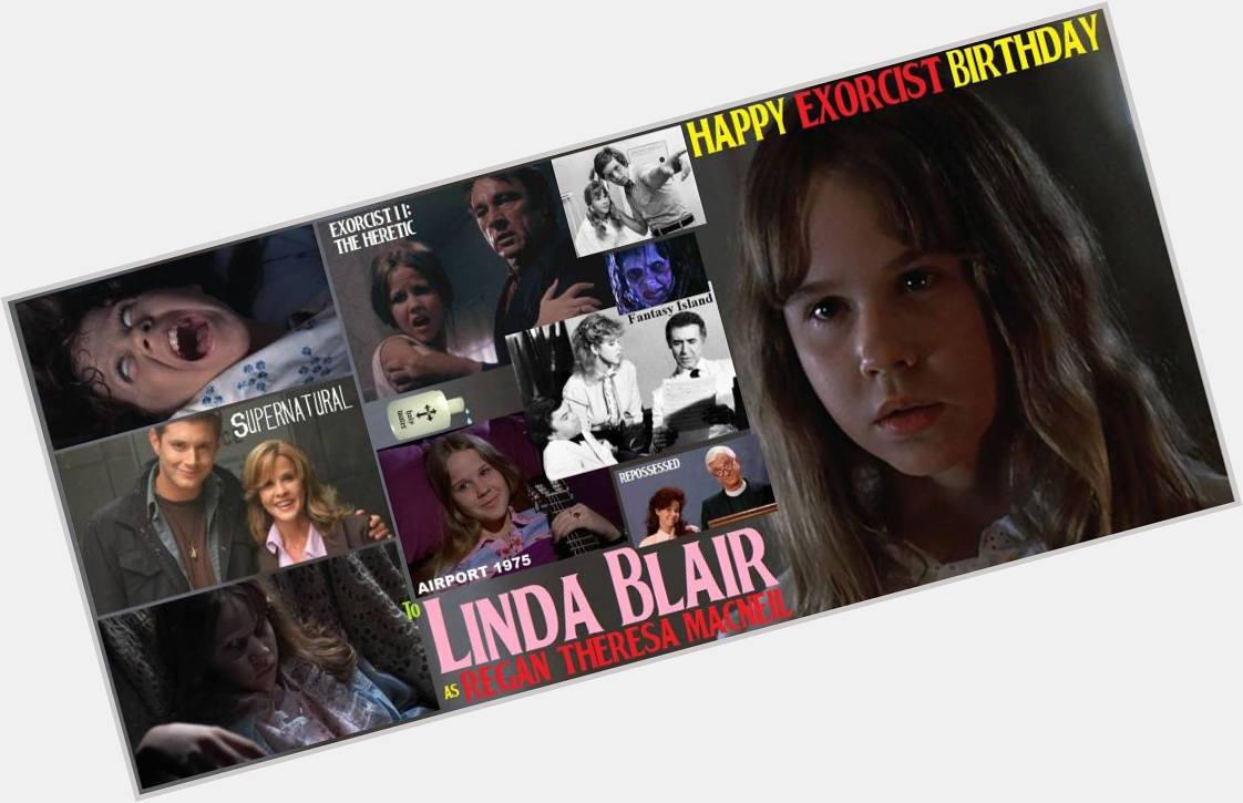 Happy birthday Linda Blair, born January 22, 1959.  