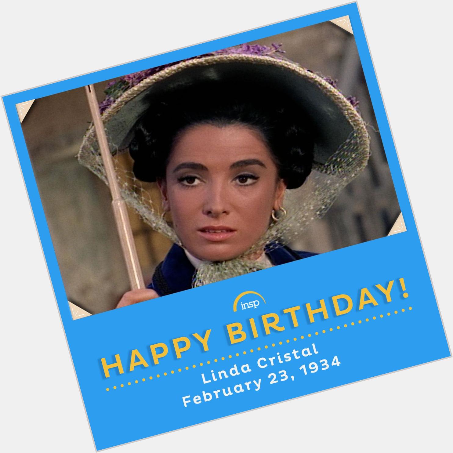 To wish the lovely Linda Cristal a very happy birthday! 