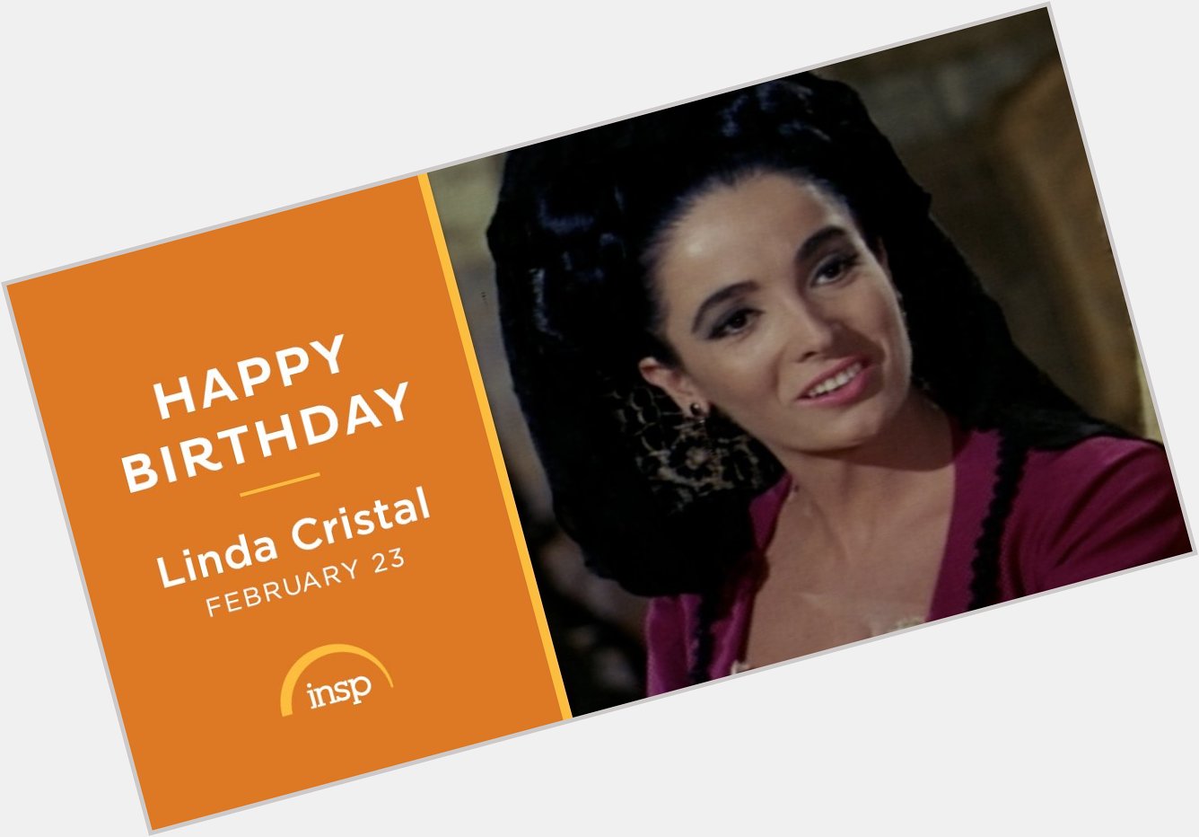 Happy birthday Linda Cristal! Watch the birthday girl this morning on at 7a and 8a ET. 