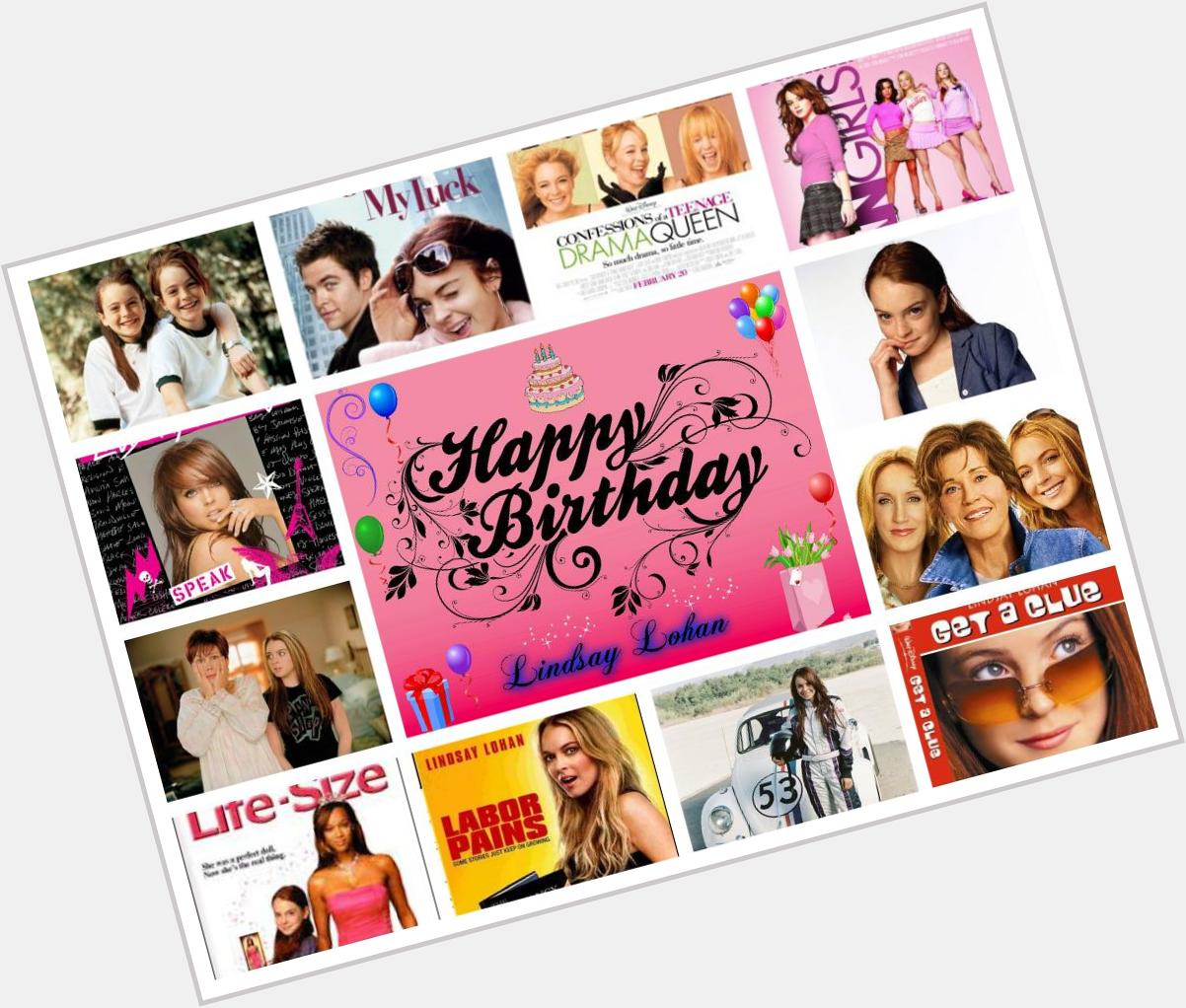  Dear Lindsay Lohan!  Happy Birthday!!!! Peace and Love! 
07.02 :) 