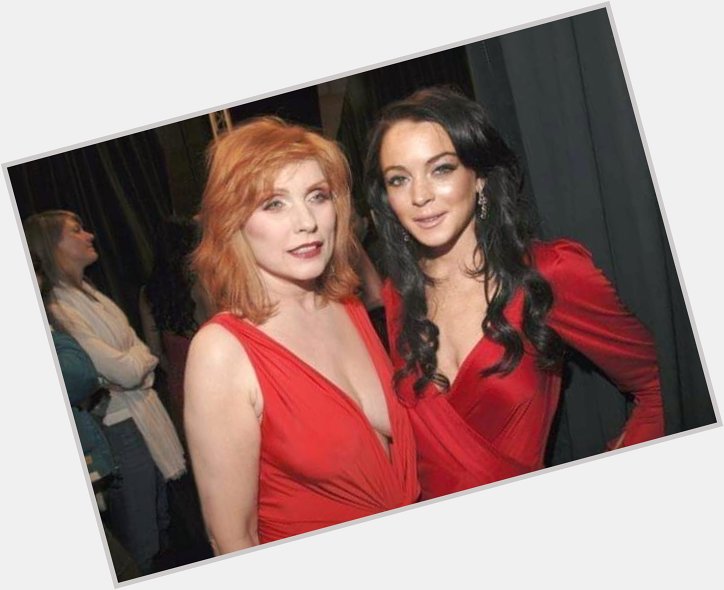 Happy birthday to lindsay lohan. her and debbie harry really were hanging out many times huh 