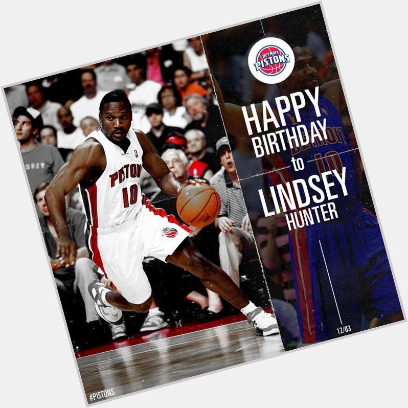 Happy Birthday to Lindsey Hunter! by detroitpistons 