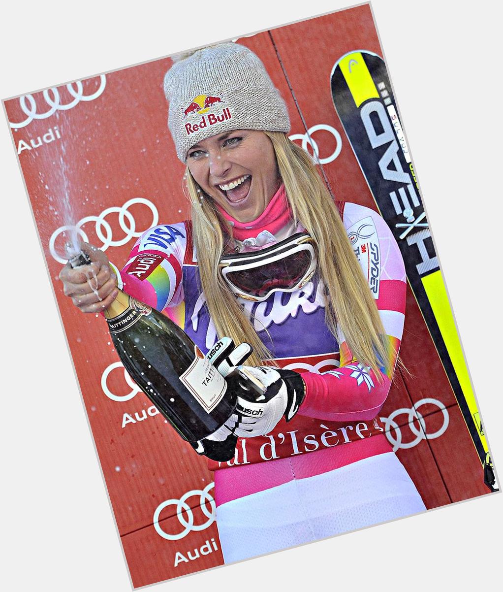 Happy birthday Lindsey Vonn. U are amazing and i really adore u. Can\t wait to see u compete.Go Lindsey      