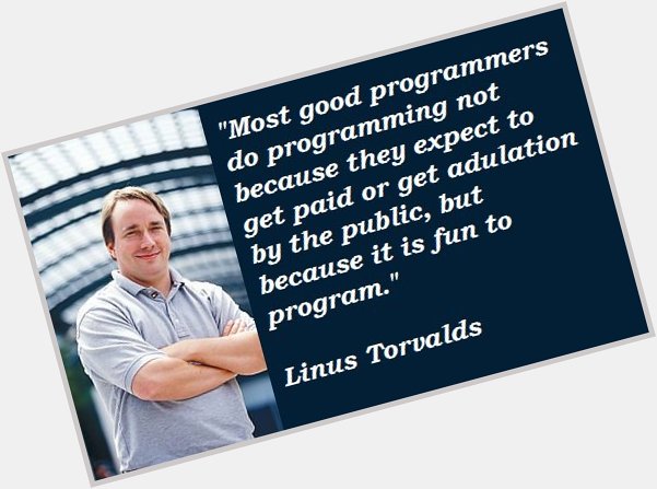 Happy Birthday, Linus Torvalds! 