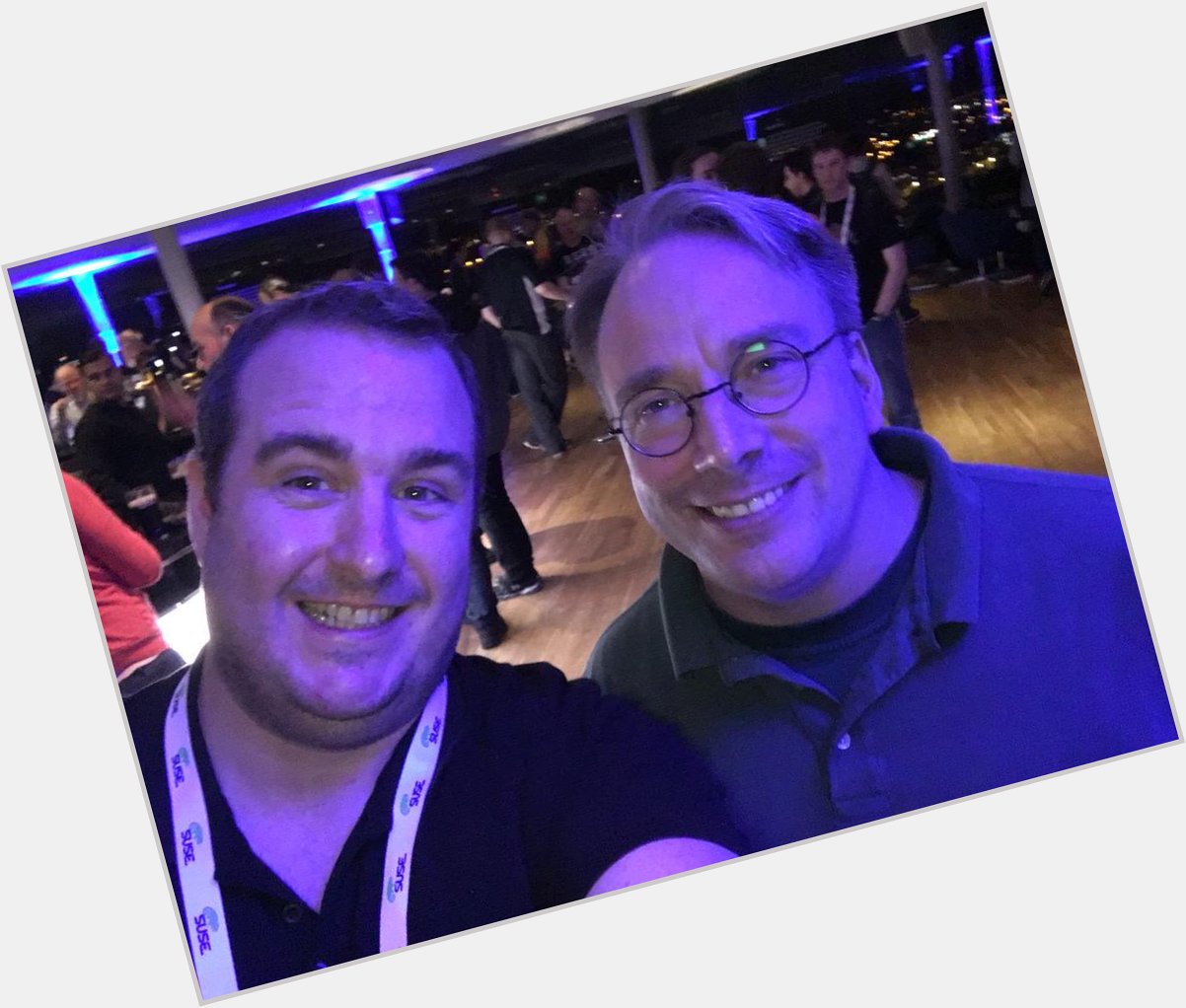 Happy Birthday Linus Torvalds! Creator of Linux. I had the pleasure of meeting him earlier this year. 