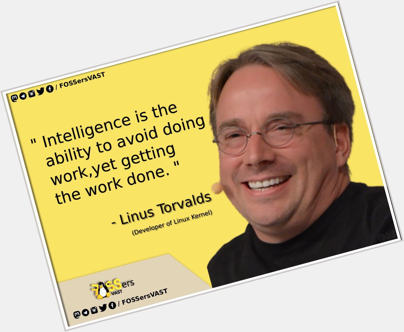 Happy Birthday Linus Torvalds!! (Made with and    