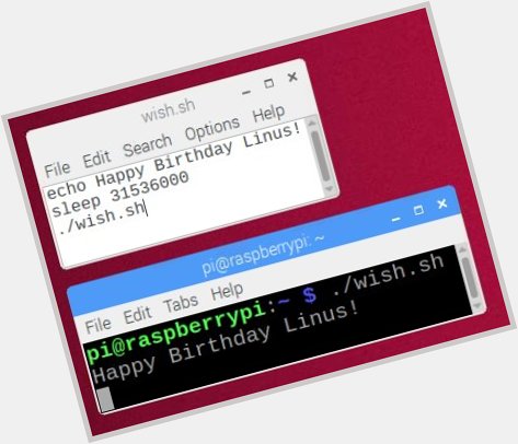 Happy Birthday (in your way)! Thanks for making it Open Source!
Linus Torvalds 