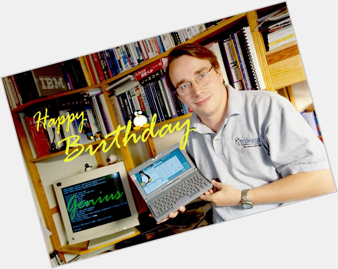 Happy Birthday Linus Torvalds, the father of the Linux kernel    