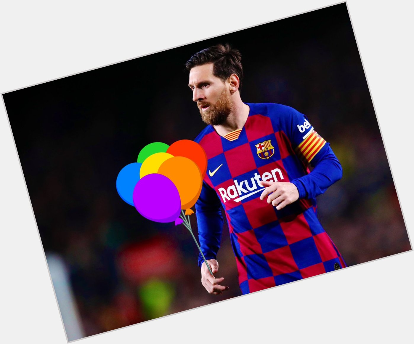 6  9  9  career goals
2  5  0  Barcelona assists

Happy 33rd Birthday Lionel Messi! 