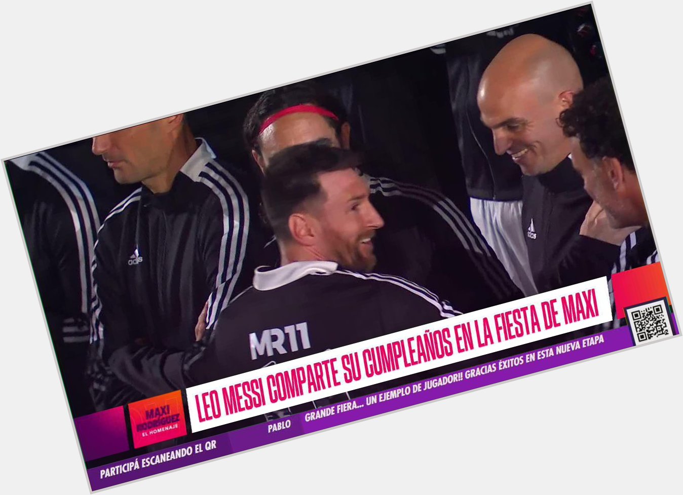 Lionel Messi is back in his hometown Rosario and the whole stadium sang happy birthday.   