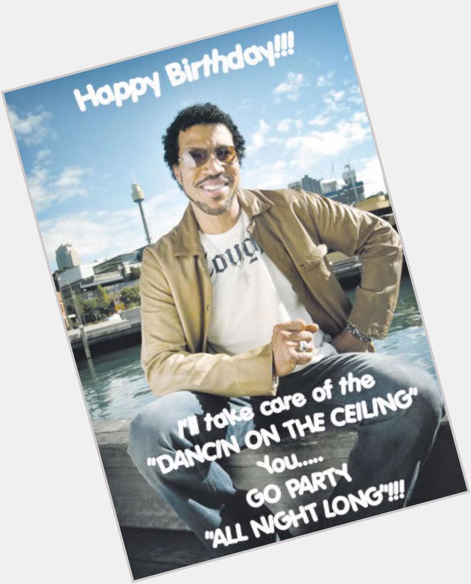 Who shares a birthday with Lionel Richie? It\s and it\s his Birthday today! Happy Birthday Dixie Bones 