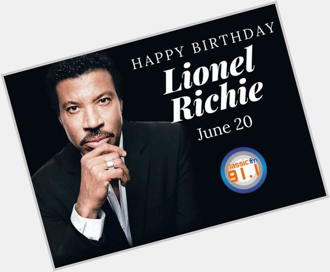 Happy birthday to veteran singer and hit-maker, Lionel Richie. 