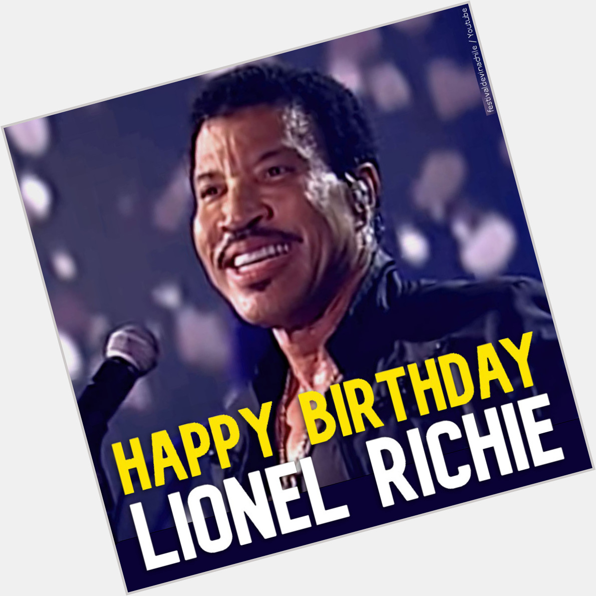 HAPPY BIRTHDAY! Lionel Richie turns 74 today. 