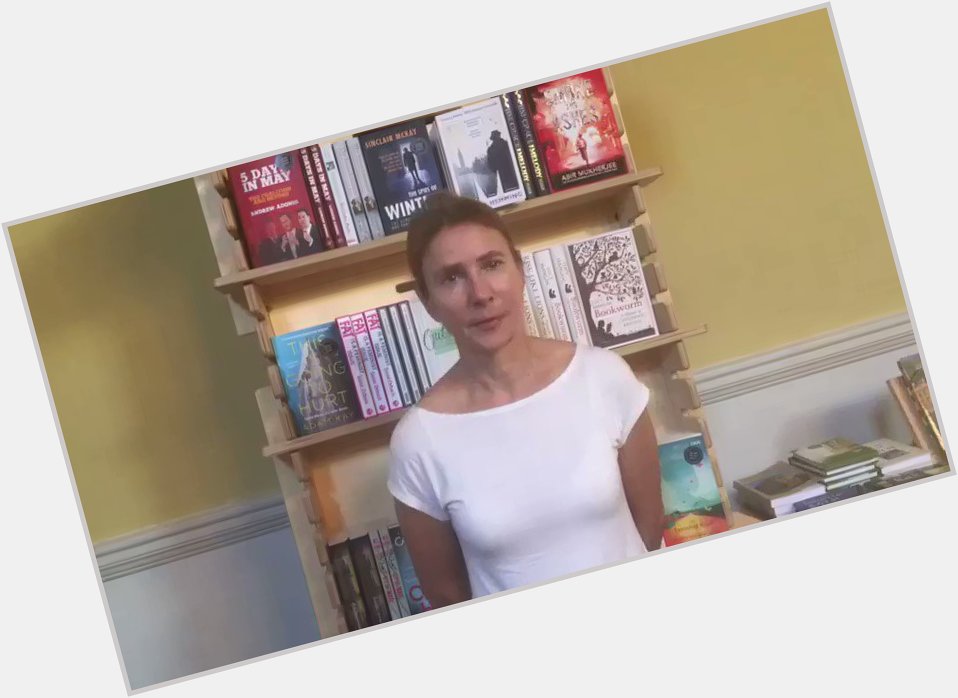 Festival regular Lionel Shriver wishing us a Happy Birthday. 