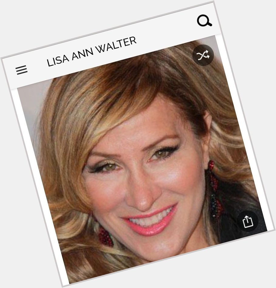 Happy birthday to this great actress.  Happy birthday to Lisa Ann Walter 