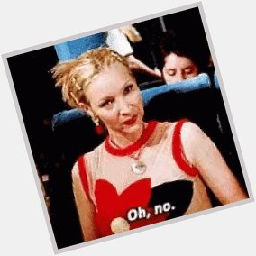 Happy birthday to the oh no queen lisa kudrow. i can tell we all can hear this gif. 
