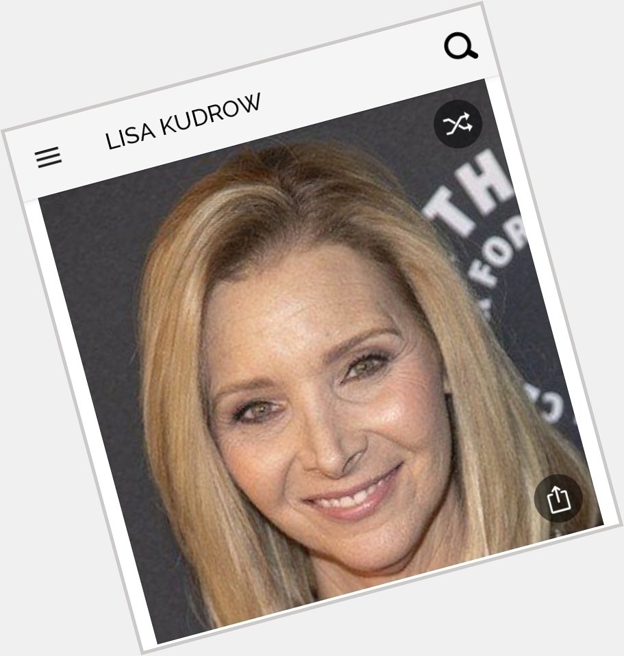 Happy birthday to this great actress.  Happy birthday to Lisa Kudrow 