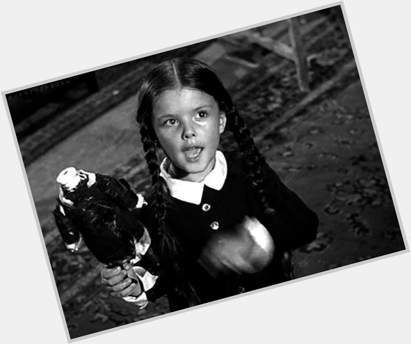 A huge \happy birthday\ to the original Wednesday Addams, the one and only Lisa Loring! 