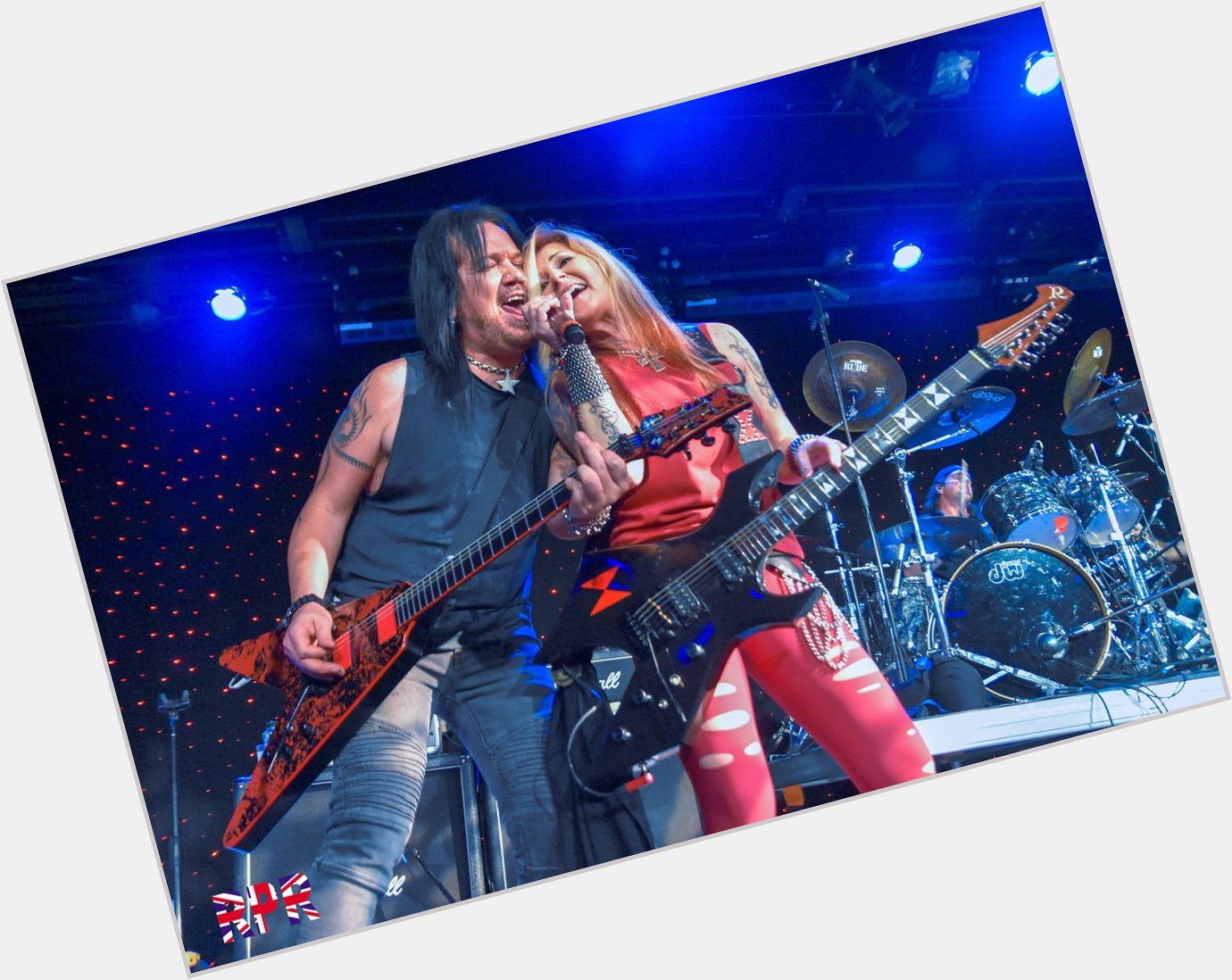 Happy Birthday to Lita Ford, seen here with Patrick Kennison, Monsters Of Rock Cruise 2018 