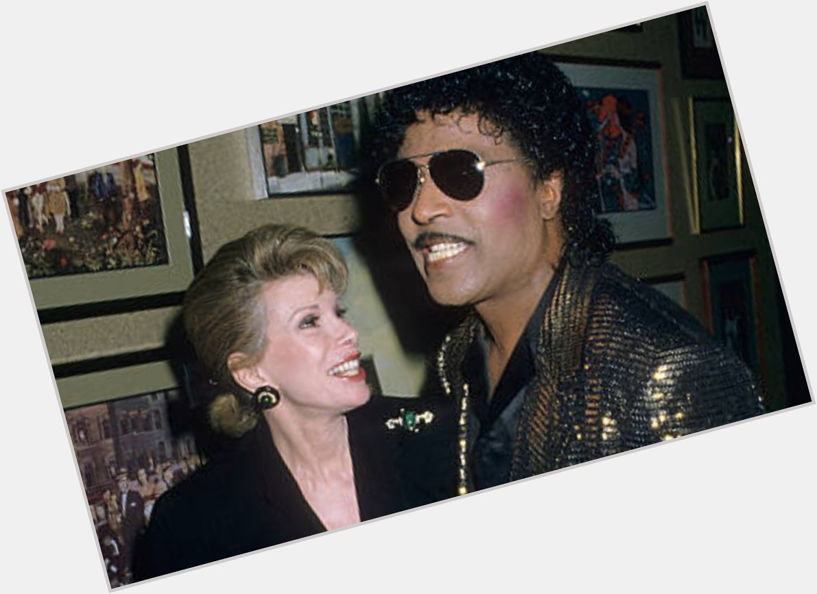 from Melissa Rivers: Happy birthday, Little Richard! With my mom at an event in 1998. 