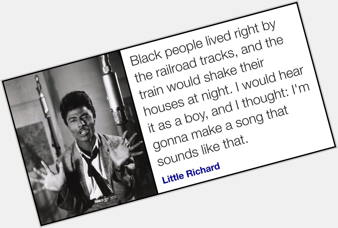Happy birthday, Little Richard! 