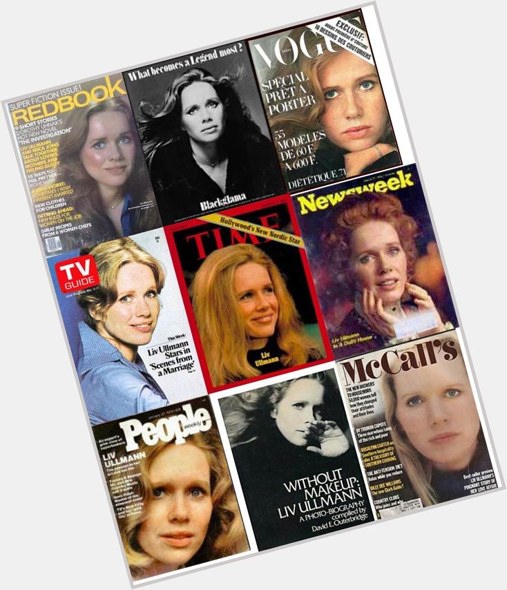 Happy Birthday to the brilliant actress - and 70s pop culture sensation - Liv Ullmann! 