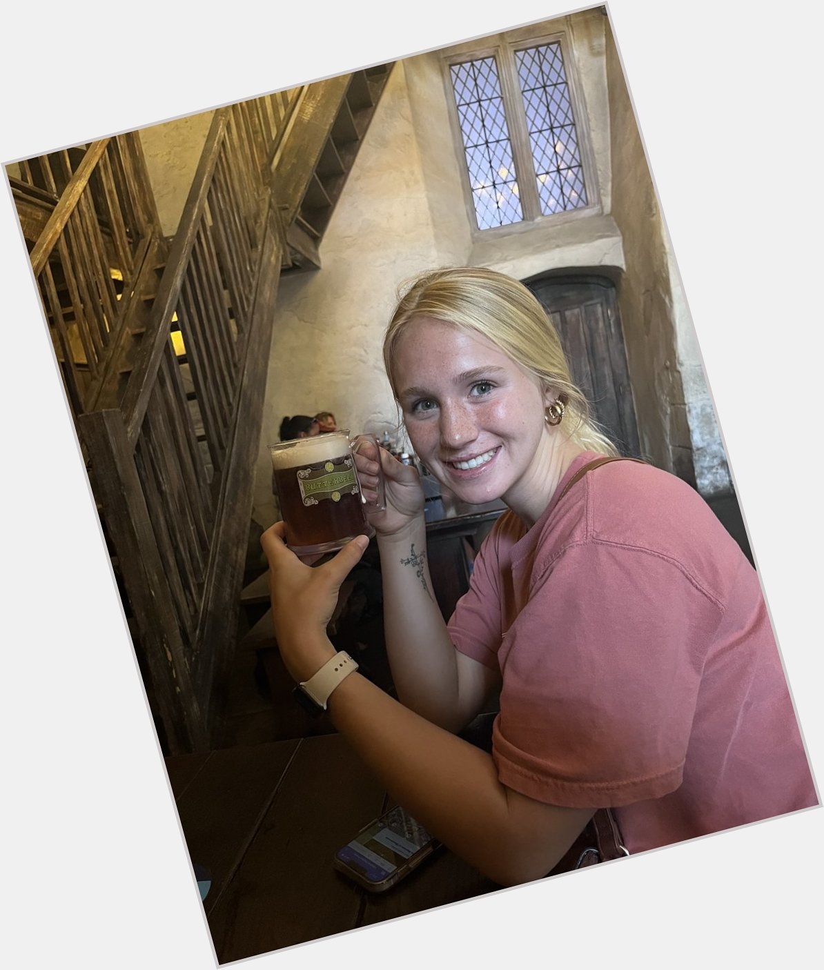 Happy birthday Liz  Glad I got to see you have your first butter beer! 