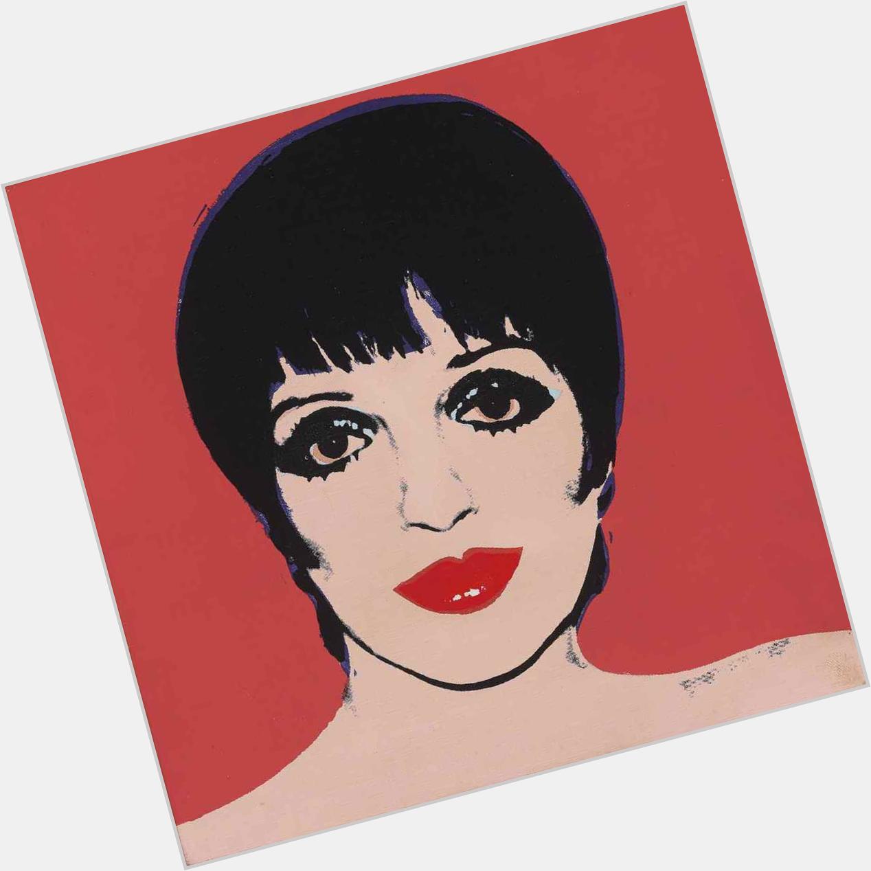  A gift to Liza Minnelli, from Andy Warhol, to celebrate her 1978 Tony award. Happy Birthday to a true original. 