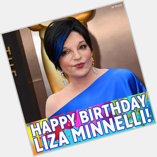 Life is a Cabaret, especially on your birthday! Happy Birthday to Liza Minnelli! 