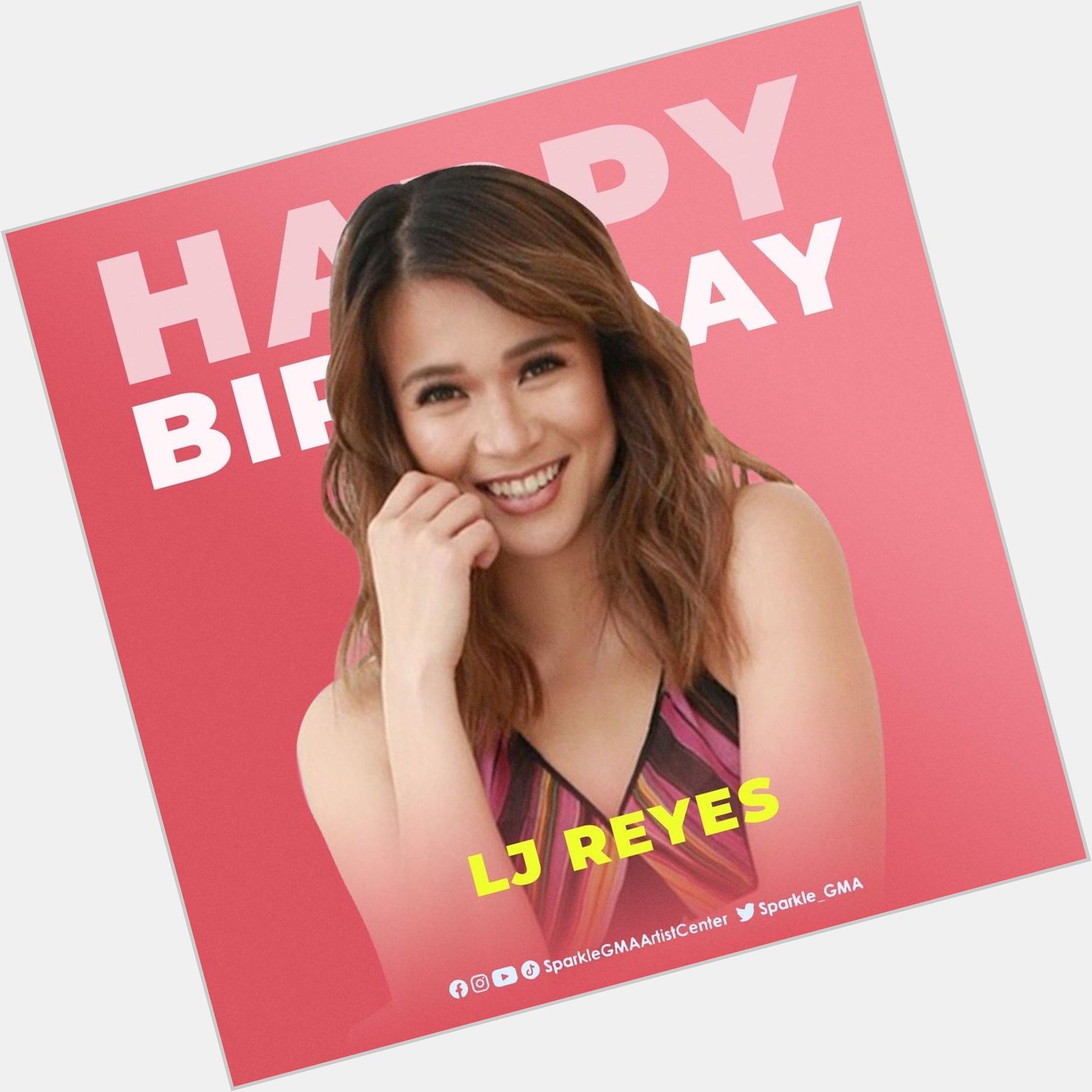 Happy birthday and Merry Christmas, LJ Reyes! Your Sparkle family misses and loves you. 