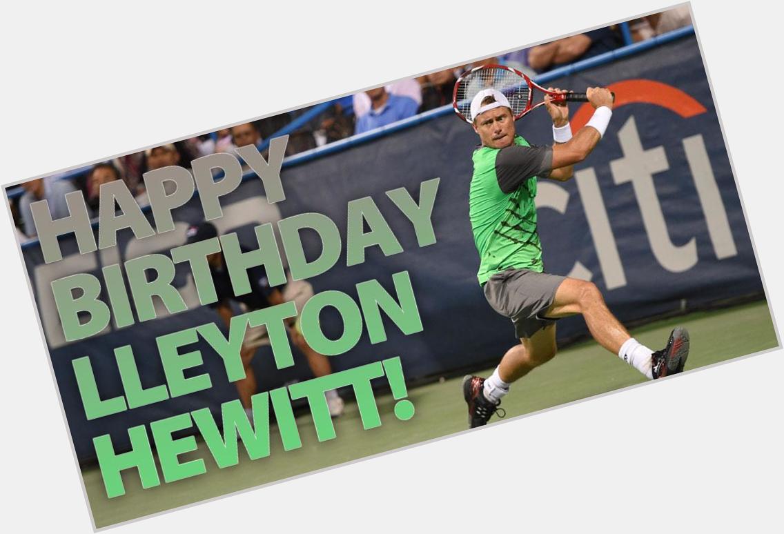 Happy Birthday to our 2004 Champ Lleyton Hewitt! 
