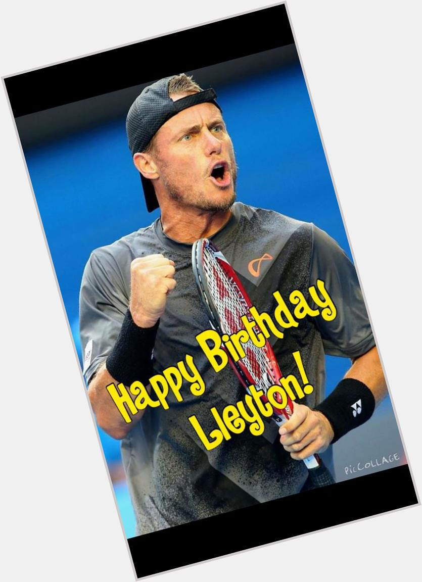 Happy birthday to Lleyton Hewitt! Thanks for inspiring me to play! Have a great one mate  