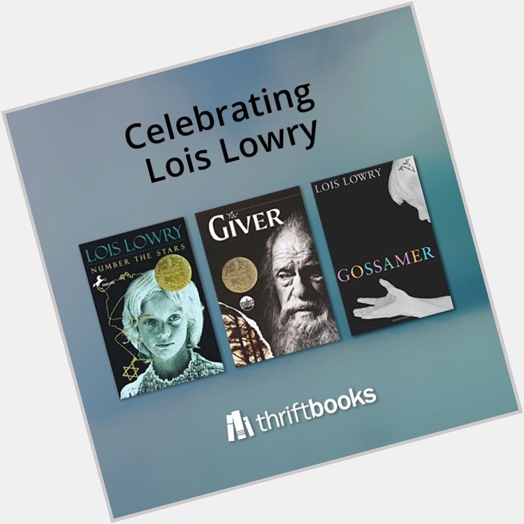 Happy Birthday, Lois Lowry! Explore award-winning works from The Giver series and beyond.  