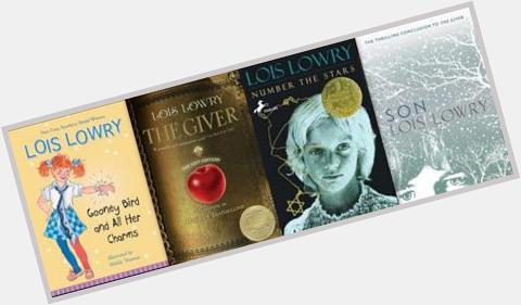 Happy birthday Lois Lowry! We have dozens of this beloved author\s books. Find one here:  