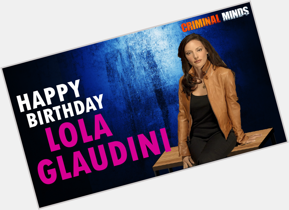 A belated Happy Birthday to Lola Glaudini (Elle Greenaway)! (Birthday was yesterday :/ ) 