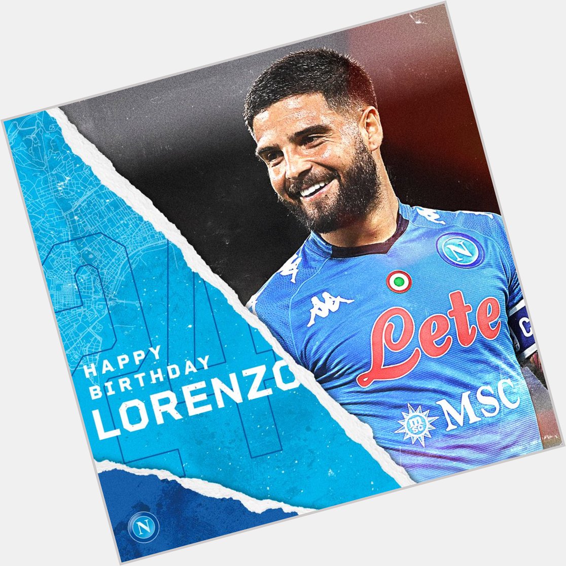  | Happy birthday, Lorenzo Insigne The Napoli captain turns 3  0  today!  