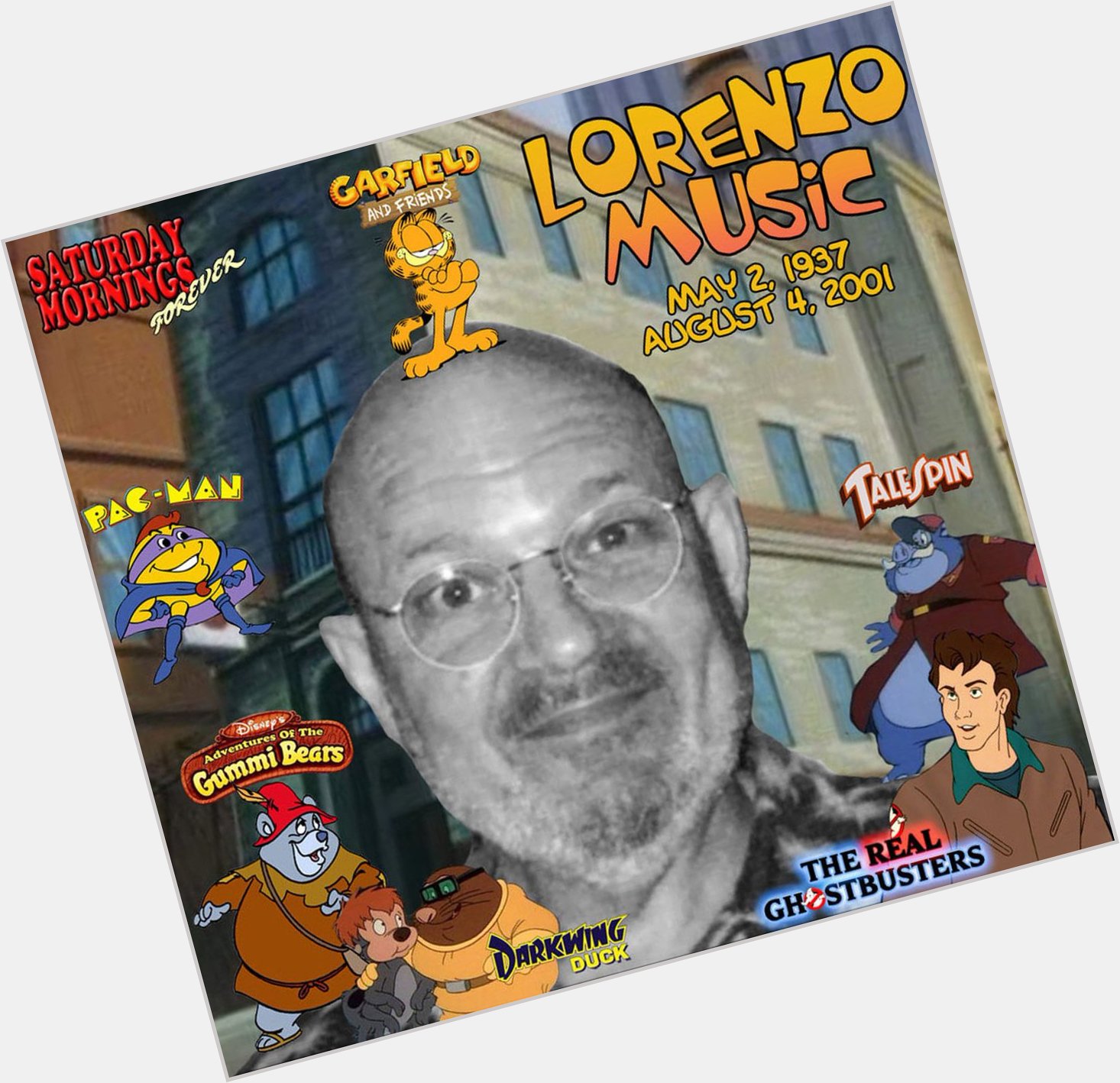 Happy birthday to the late, great 
Lorenzo Music. 