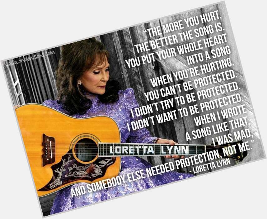 Happy 89th Birthday to Loretta Lynn, who was born in Butcher Hollow, Kentucky on this day in 1932. 