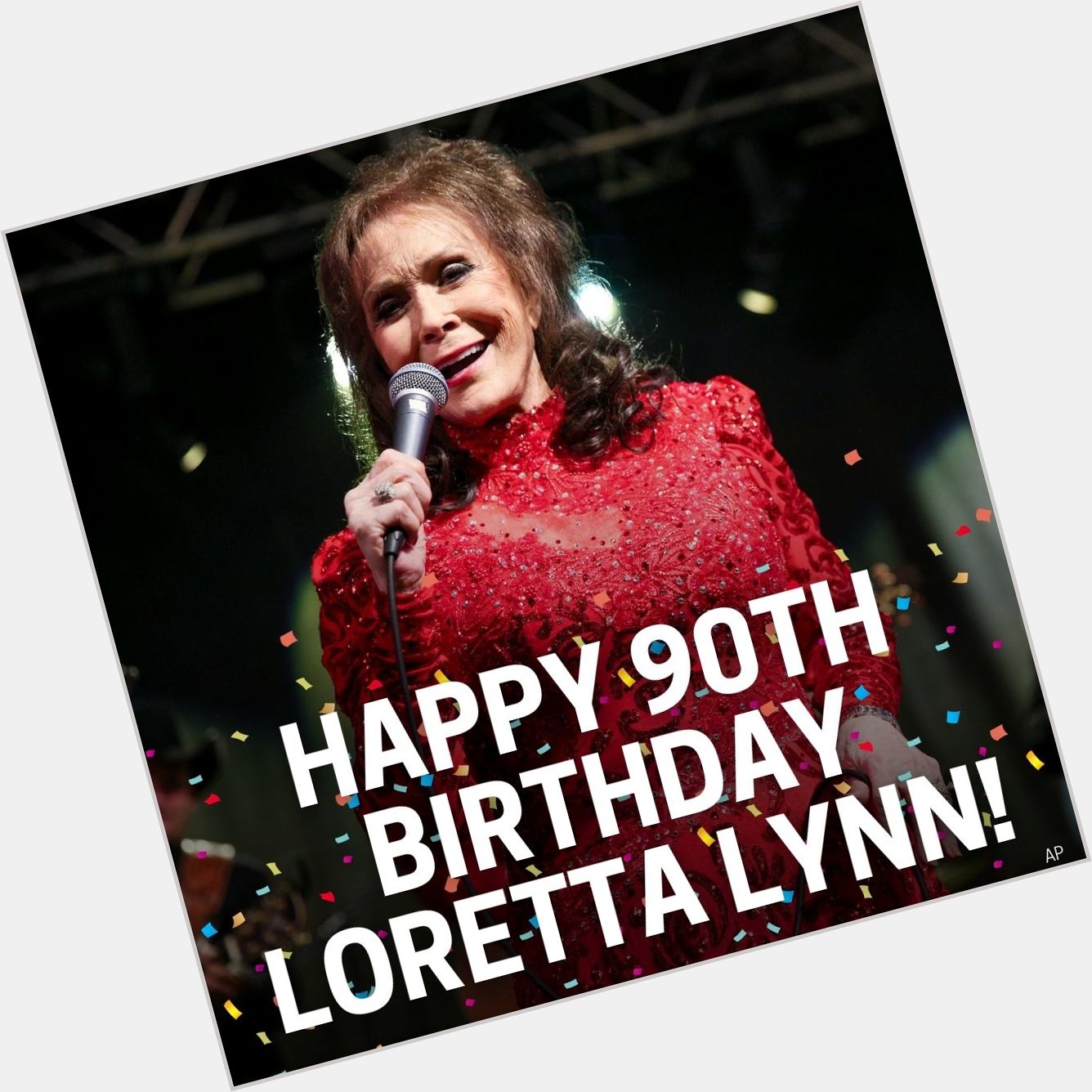 The coal miner\s daughter is turning 90 today! 

Happy birthday to the one and only Loretta Lynn. 