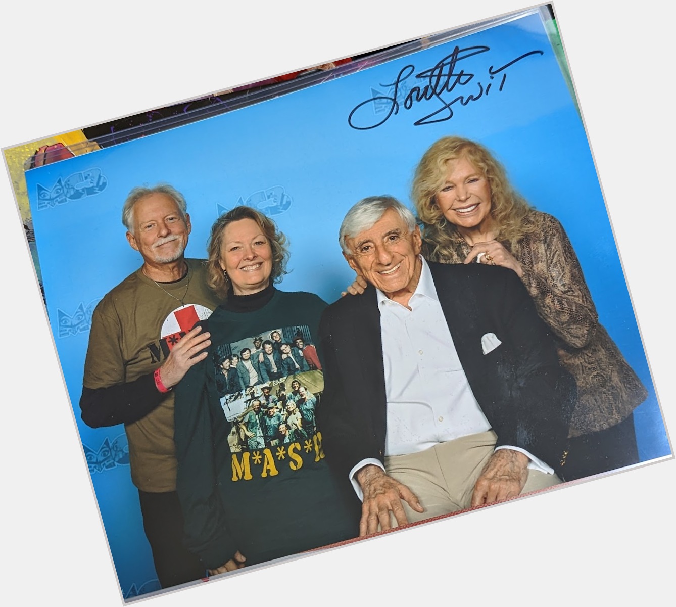   Happy Birthday Loretta!! I was great to meet you and Jamie Farr in Michigan last month. 