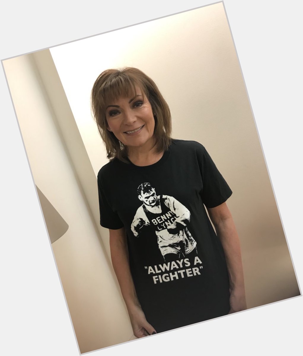 Happy Birthday to Lorraine Kelly from Team Benny Lynch, thanks for your support!   