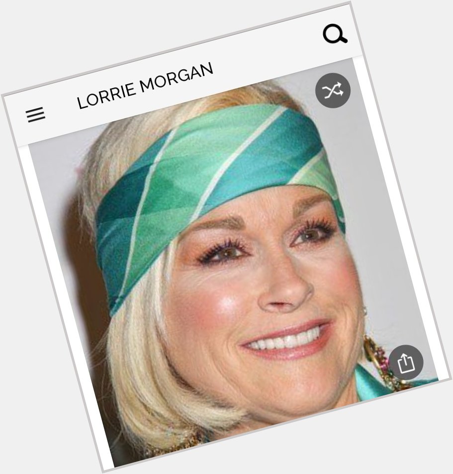Happy birthday to this great country singer.  Happy birthday to Lorrie Morgan 
