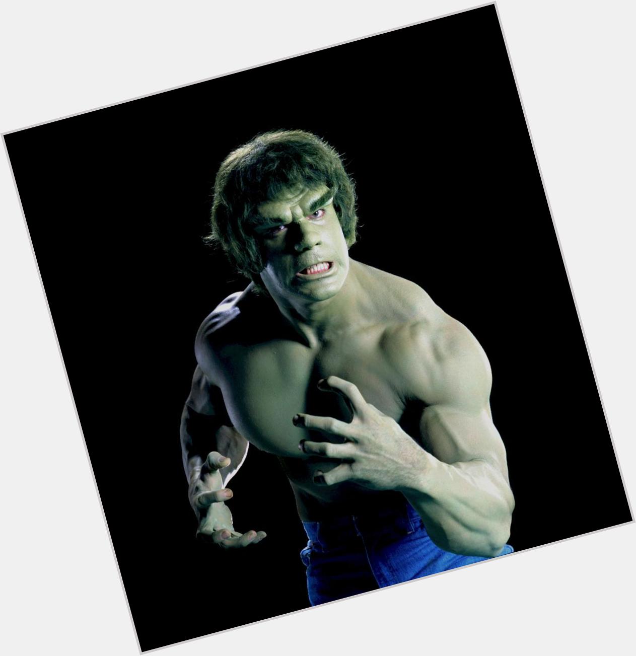 Happy 63rd Birthday to the man who scared me as a small child..Lou Ferrigno. 