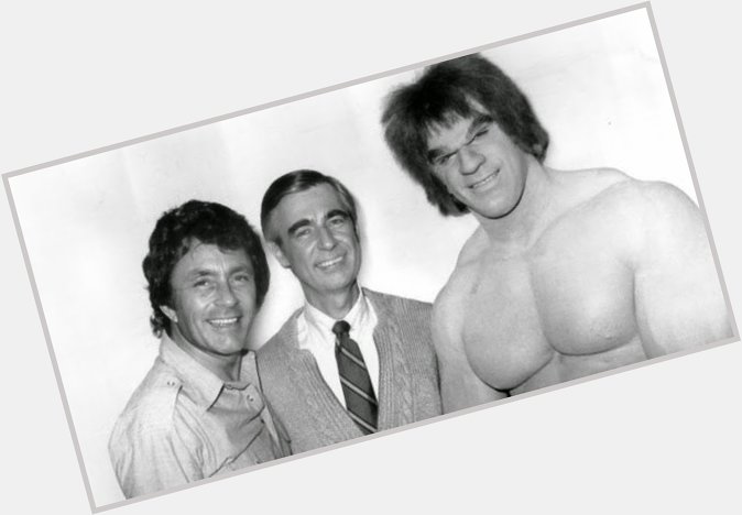 Happy birthday to Lou Ferrigno, seen here with a couple of his fellow superheroes 